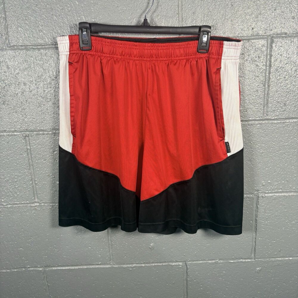 Nike Dri-FIT On Field Shorts Men’s XL Red Black Athletic Training Basketball